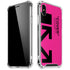 Black and Pink Arrows iPhone XS Max Clear Case